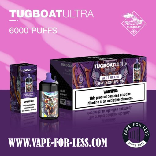 tugboat-ultra-6000-puffs-aloe-grape