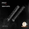 SWISS PRO DISPOSABLE POD SYSTEM Cappuccino - 1500 PUFFS - 20 MG