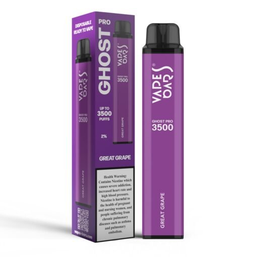Vape Bar Ghost Pro 3500 Puffs Disposable Vape GREAT GRAPE