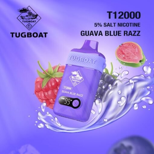 Tugboat-T12000- Disposable-Vape- -(12,000 Puffs)-IN -DUBAI-ORIGINAL