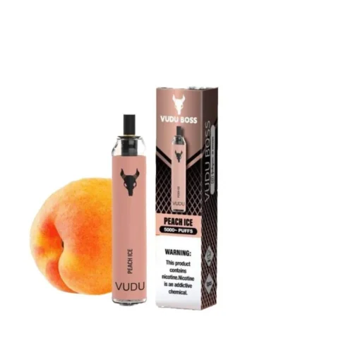 VUDU Boss 5000 Puffs Disposable Peach Ice