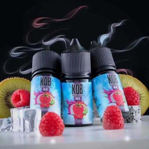 KDB Ice Candy 30ml Saltnic by Grand E-Liquid is mouth-watering fresh dragon fruit, kiwi and raspberries treat, with a subtle slush effect