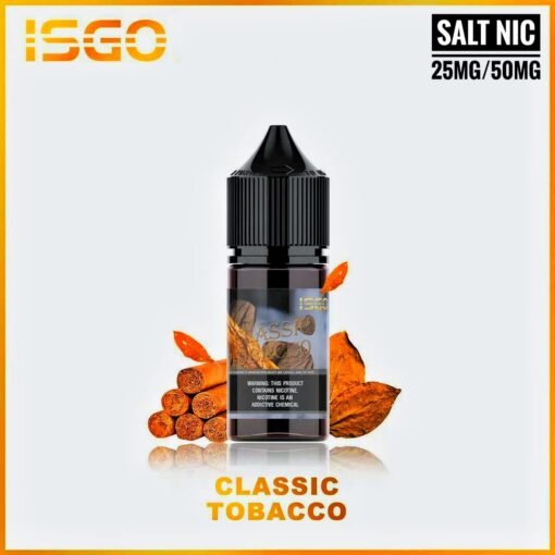 Isgo-30ml-Saltnic-Classic-Tobacco