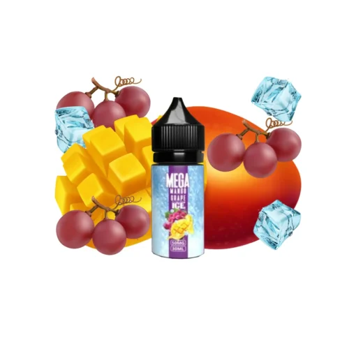 Mega Mango Grape Ice 30ml SaltNic by Grand E Liquid