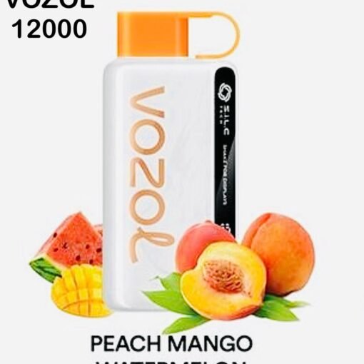 Vozol Star 12000 Puffs Disposable Vape Peach Mango Watermelon