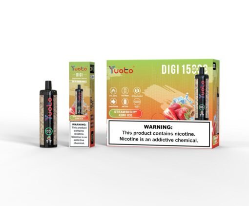 Yuoto DIGI 15000 Puffs Strawberry kiwi ice Disposable Vape In Dubai