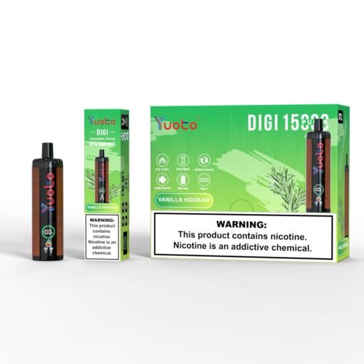 Yuoto DIGI 15000 Puffs Vanilla Hookah Disposable Vape In Dubai