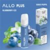 ALLO PLUS 5000 PUFFS BLUEBERRY ICE DISPOSABLE VAPE IN UAE